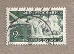 Stamps Yugoslavia -  Cascadas