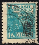 Stamps : America : Brazil :  Agricultura.