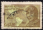 Stamps : America : Brazil :  Euclides Pinto Martins. 29 aniversario del 1º vuelo de Nueva York a Río.