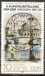Stamps Germany -  X.Exposición de Arte de Dresde,1987/88-DDR.
