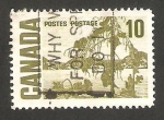 Stamps : America : Canada :  384 - Vista de un pinar