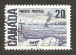 Stamps Canada -  386 - Bac
