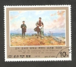 Stamps North Korea -  1397 C - Historia revolucionaria de Kim II Sung, en la rivera