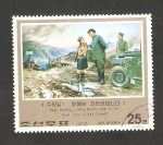 Stamps North Korea -   1397 E - Historia revolucionaria de Kim II Sung, en la frontera