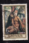Stamps Spain -  La piedad- L. de Morales