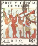 Sellos de America - M�xico -  MURAL  MAYA