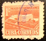Stamps America - Cuba -  Palacio de comunicaciones