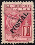 Stamps : America : Ecuador :  SERVICIO CONSULAR
