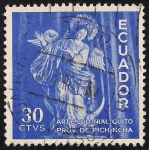Stamps : America : Ecuador :  Arte Colonial, QUITO.