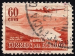 Stamps Ecuador -  Laguna de San Pablo.