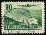 Stamps Ecuador -  Laguna de San Pablo.