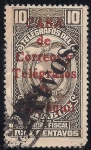Stamps Ecuador -  SELLO DE CORREO TELEFRAFICO DE GUAYAQUIL.