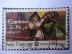 Stamps United States -  Contributors To The Cause-Peter francisco´s, fighter extraordinary