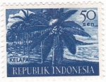 Sellos de Asia - Indonesia -  KELAPA