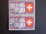 Stamps Switzerland -  SCHEIZERISCHE LANDESAUSSTELLUNG