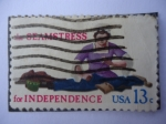 Stamps United States -  The Seamstress, for Independence