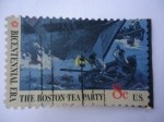 Sellos de America - Estados Unidos -  Bicentennial Era- The Boston tea Party.