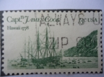 Sellos de America - Estados Unidos -  Capt. James Cook- Hawaii 1778