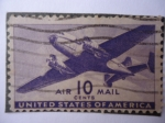 Stamps United States -  United States America- Air Mail.
