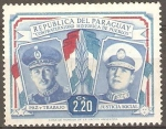 Stamps : America : Paraguay :  PRESIDENTES   ALFREDO  STROESSNER  Y  JUAN  DOMINGO  PERÒN