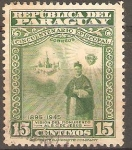 Stamps Paraguay -  VISIÒN  DEL  MONUMENTO  AL  SANTÌSIMO  CORAZÒN  DE  JESÙS