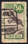 Stamps : Europe : Spain :  Pro Montepío Iberia - Líneas Aéreas Iberia 1945