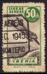 Sellos de Europa - Espaa -  Pro Montepío Iberia - Líneas Aéreas Iberia 1945