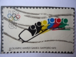 Stamps United States -  XX Olympic Winter Games-Munich 1972