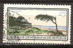 Stamps Germany -  Protección del Paisaje.Westdarß (reserva natural)DDR.
