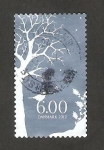 Stamps Denmark -  1690 - Cuento de invierno, Representa a la canción I sne star urt og busk i skjul, de Bernhard S. In