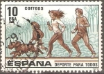 Stamps Spain -  FAMILIA  CORRIENDO  JUNTO  A  SU  MASCOTA