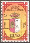 Stamps Spain -  ESTATUTO  DE  AUTONOMÌA  CASTILLA-LA  MANCHA
