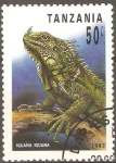 Stamps Tanzania -  IGUANA  IGUANA