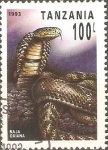 Stamps : Africa : Tanzania :  NAJA  OXIANA