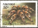 Stamps Tanzania -  EURYPELMA