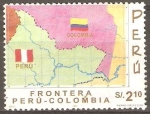 Sellos de America - Per� -  FRONTERA   PERÙ - COLOMBIA