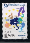 Stamps Spain -  Edifil  4319  50º aniv.  de la C.E.E.  