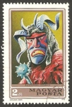 Stamps Hungary -  2296 - Carnavales de la ciudad de Mohacz, máscara