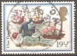 Stamps United Kingdom -  VÌ   TRES   BUQUES