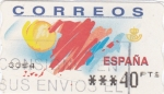 Stamps Spain -  PINTURA DEL MAPA DE ESPAÑA   (V)