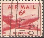 Stamps : America : United_States :  D C - 4 .   AEROPLANO