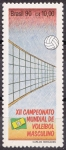 Stamps Brazil -   XII Campeoanto Mundial de Voleibol Masculino