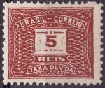Stamps Brazil -  Taxa de Vida