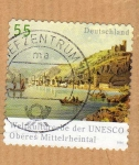 Stamps Germany -  Scott 2378. Río Rhin (UNESCO)