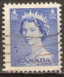 Sellos del Mundo : America : Canad� : La Reina Isabel II.