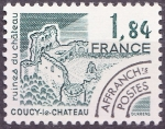 Stamps : Europe : France :  Ruinas del castillo Coucy