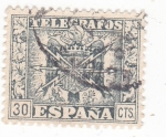 Stamps Spain -  sello de TELÉGRAFOS  (V)