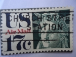 Stamps United States -  Statue Liberty -La Libertad- Air mail
