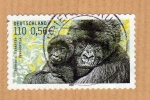 Stamps : Europe : Germany :  Scott 2124. Gorila de montaña.