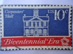Sellos de America - Estados Unidos -  Bicentennial Era-Carpenters Hall